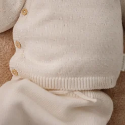 Little Dutch Vest - White - Newborn Naturals New