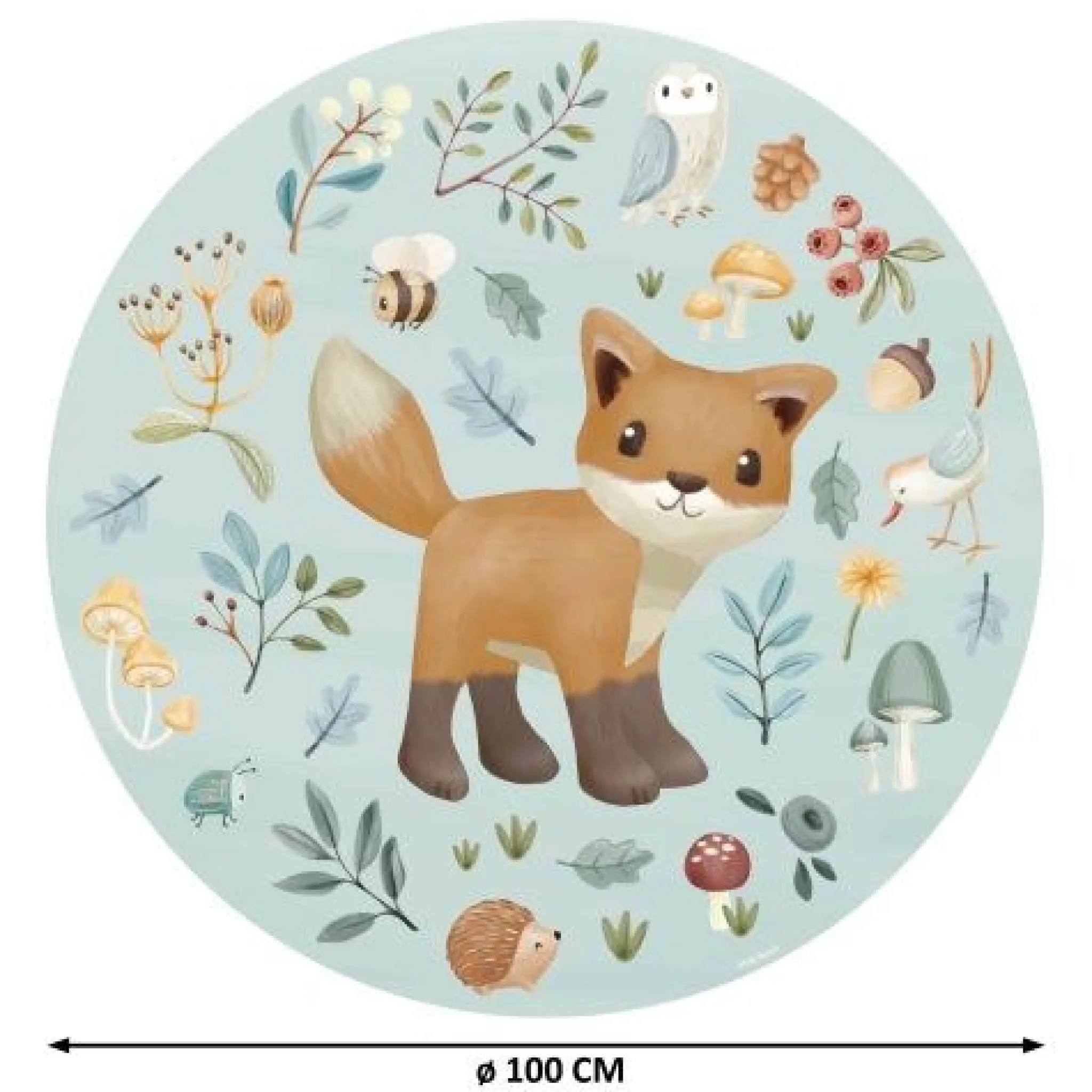 Little Dutch Wallpaper circle - Multicolored - Forest Friends - Forest Wonders Sale