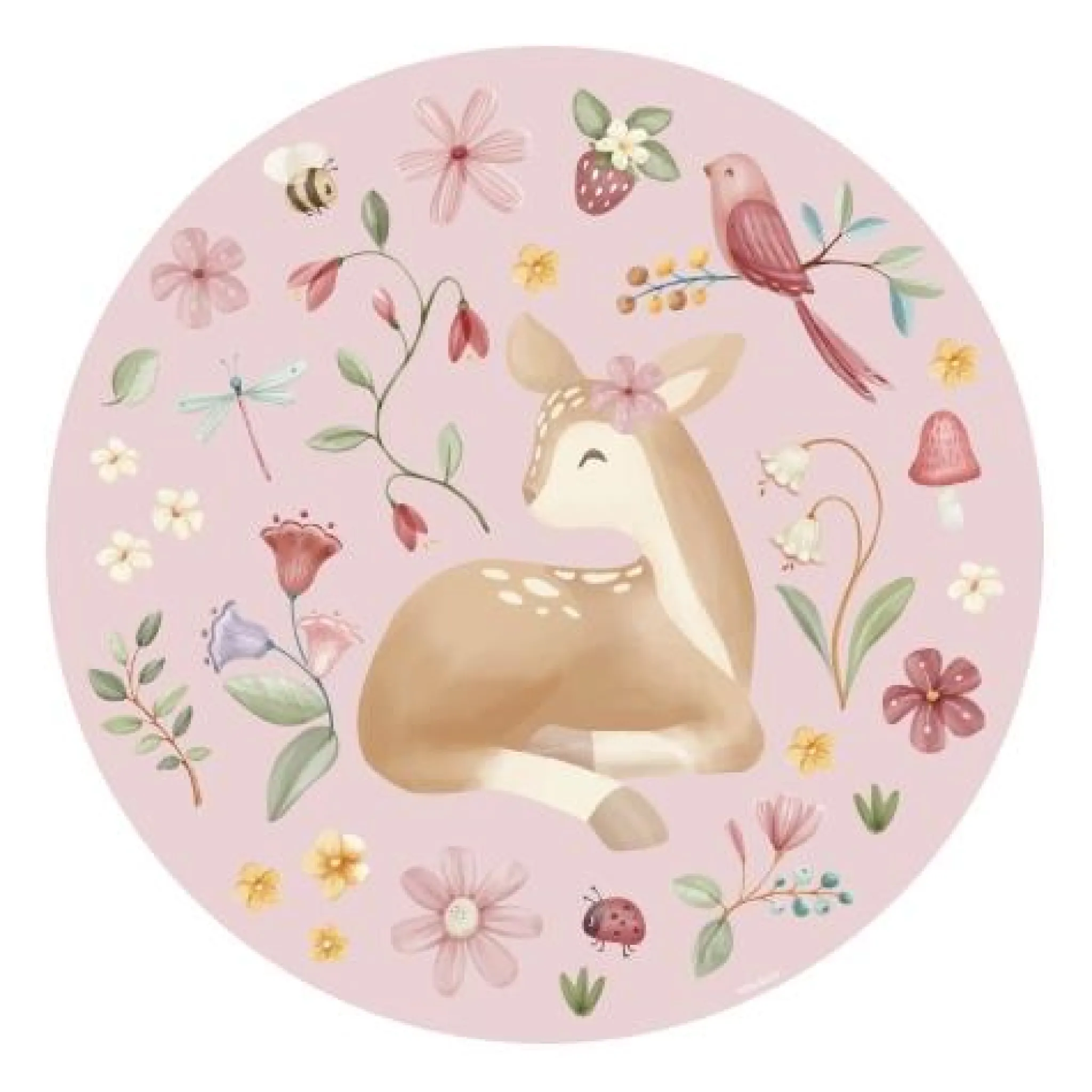 Little Dutch Wallpaper circle - Multicolored - Fairy Garden - Fairy Wonders Discount