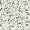 Little Dutch Wallpaper sample - Multicolored - Forest Friends - Forest Wonders Hot