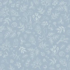Little Dutch Wallpaper sample non-woven wallpaper – Blue – Forest Friends – Forest Wonder Clearance
