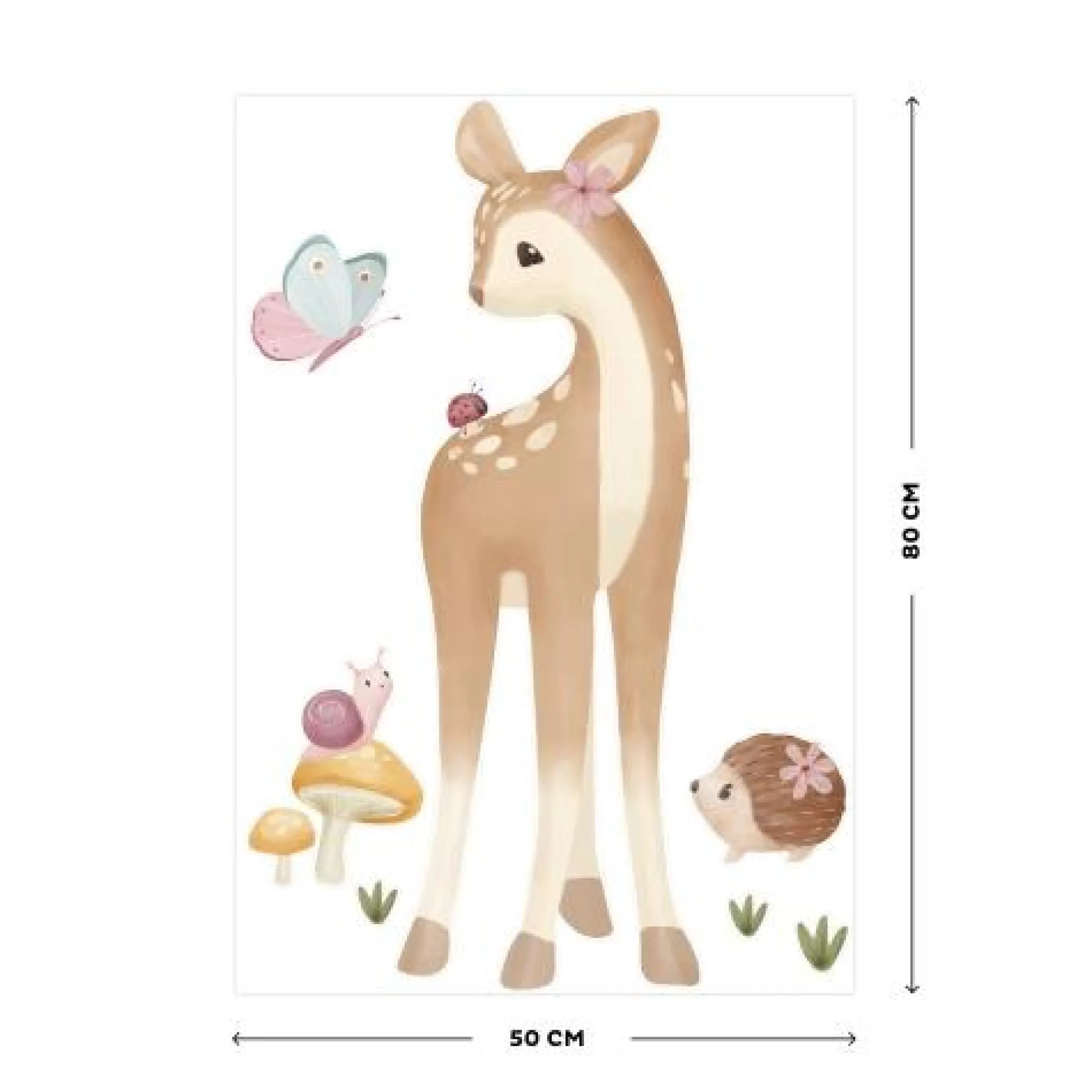 Little Dutch Wall stickers - Multicolored - Fairy Garden Hot
