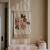 Little Dutch Wall tapestry flower - White - Fairy Garden Clearance