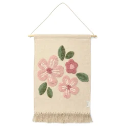 Little Dutch Wall tapestry flower - White - Fairy Garden Clearance
