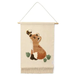 Little Dutch Wall tapestry fox - White - Forest Friends