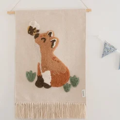 Little Dutch Wall tapestry fox - White - Forest Friends