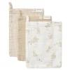 Little Dutch Washcloths set - White - Newborn Naturals - Baby Bunny Clearance