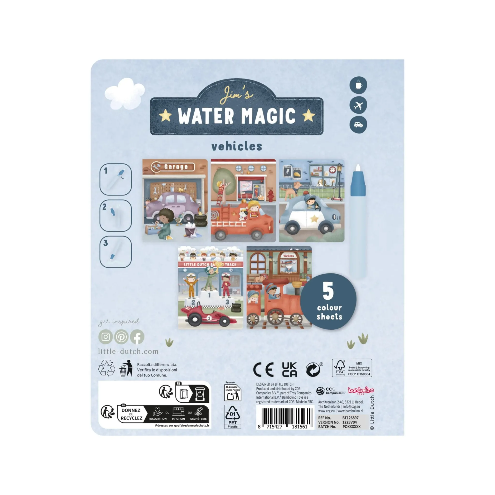 Little Dutch Watercolor Book - Jim