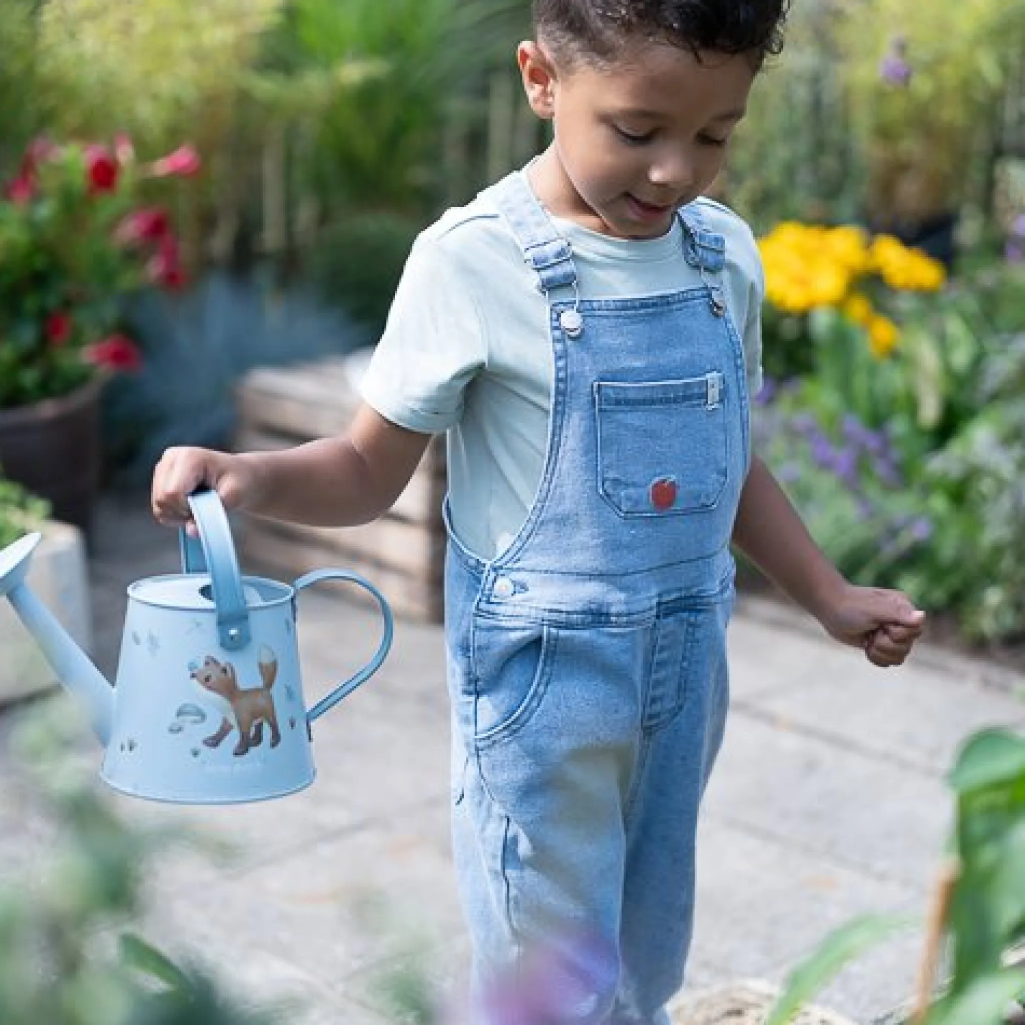 Little Dutch Watering can - Blue - Forest Friends Hot