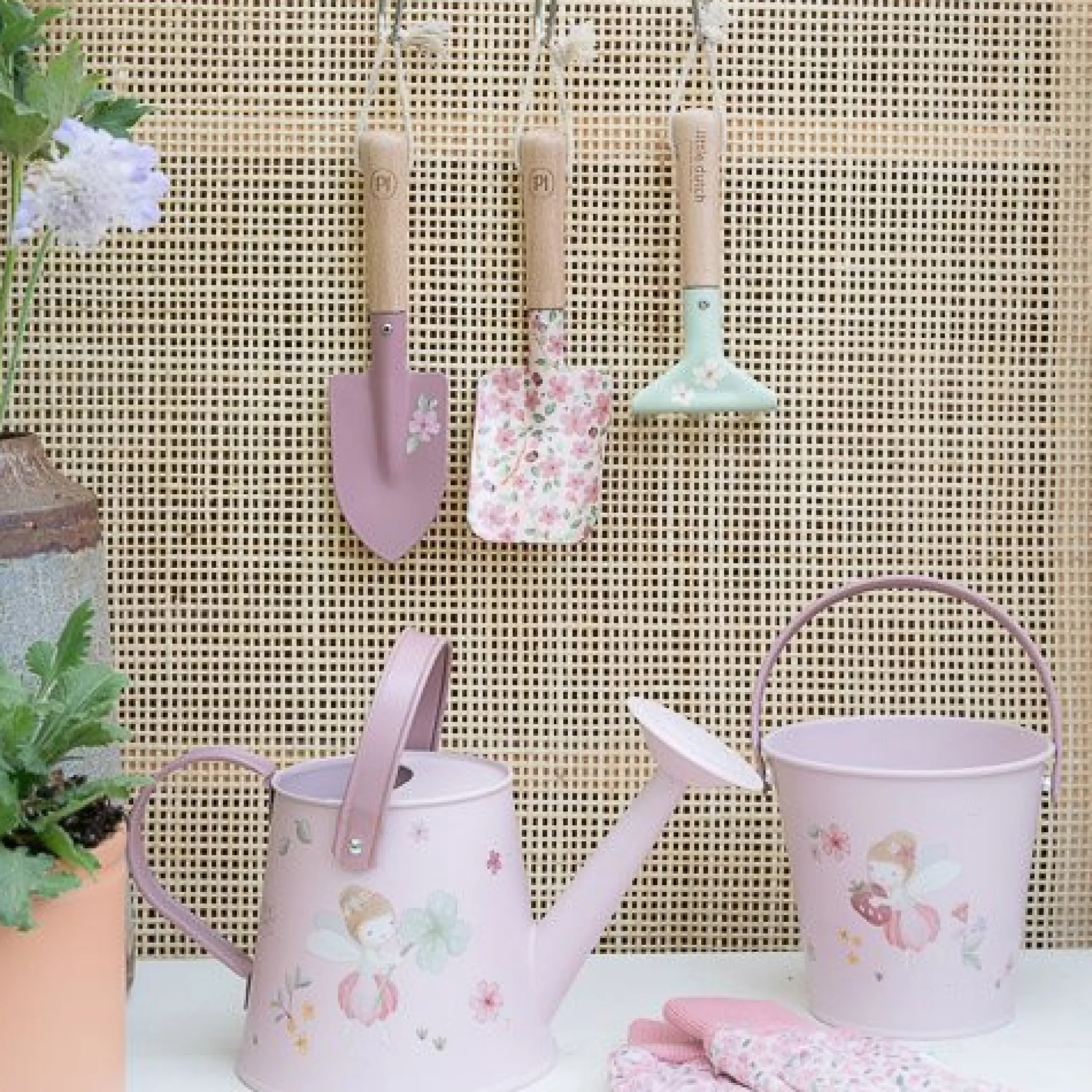 Little Dutch Watering can - Pink - Fairy Garden Clearance