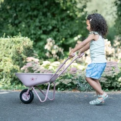 Little Dutch Wheelbarrow - Pink - Fairy Garden New