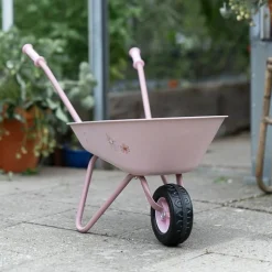 Little Dutch Wheelbarrow - Pink - Fairy Garden New