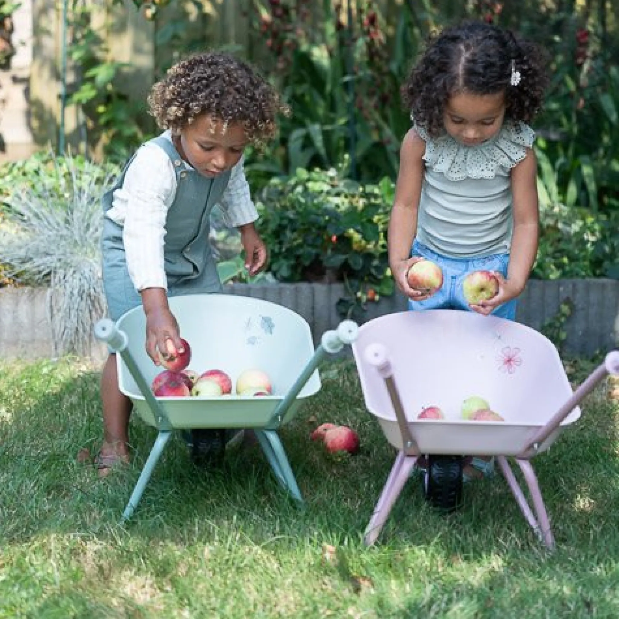 Little Dutch Wheelbarrow - Pink - Fairy Garden New