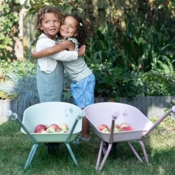 Little Dutch Wheelbarrow - Pink - Fairy Garden New