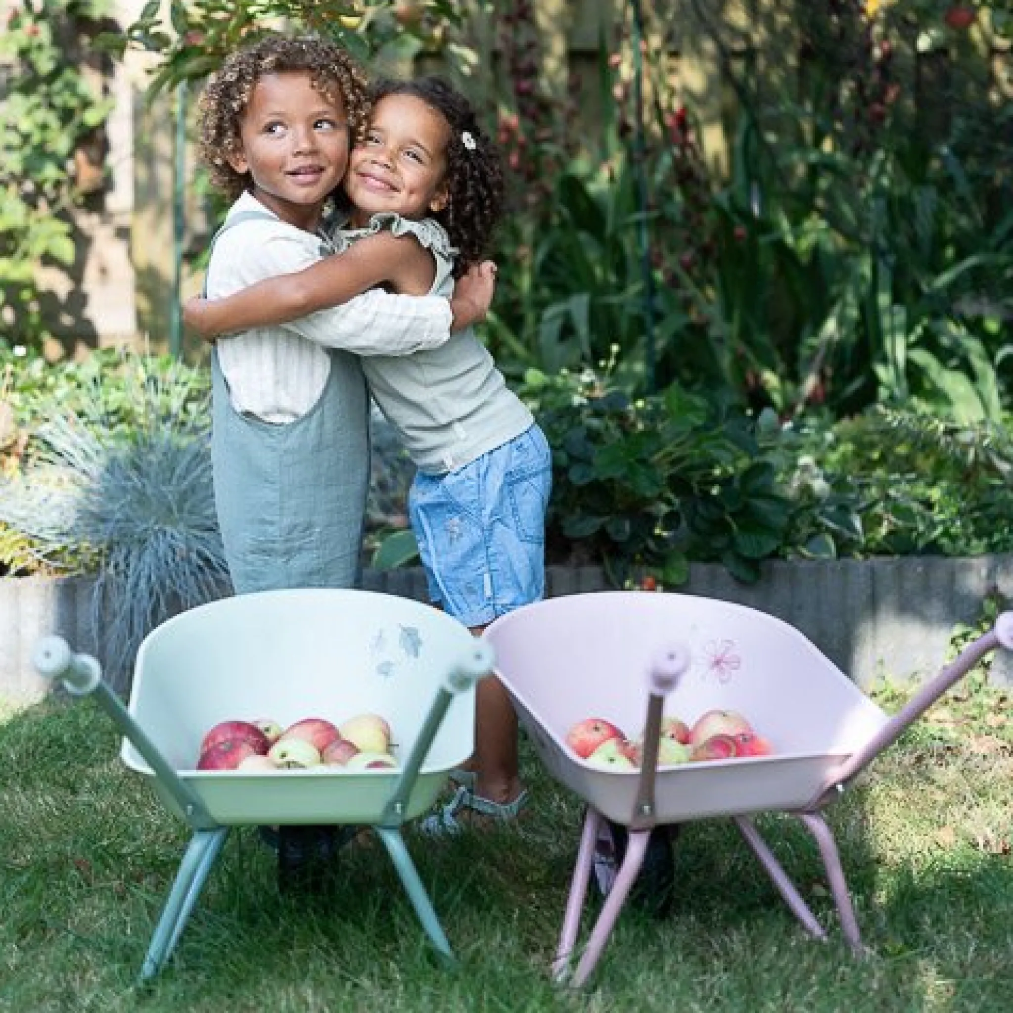 Little Dutch Wheelbarrow - Pink - Fairy Garden New