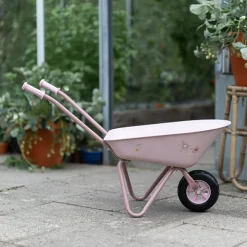 Little Dutch Wheelbarrow - Pink - Fairy Garden New