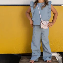Little Dutch Wide pants - Blue Sale