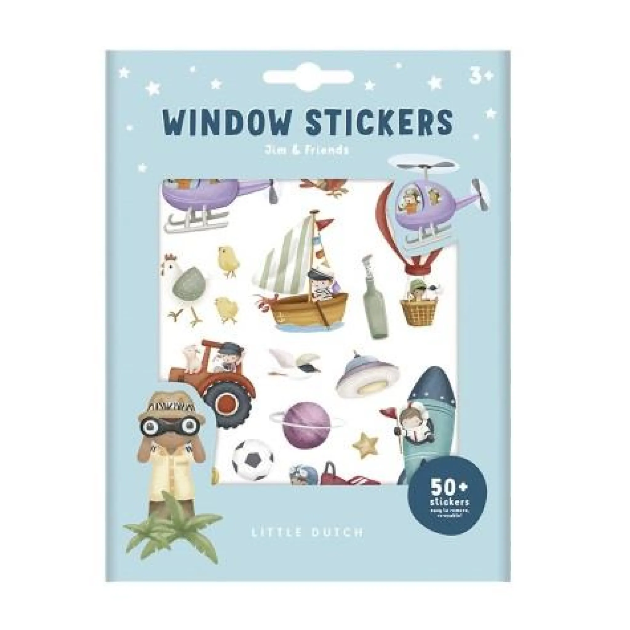 Little Dutch Window stickers Jim & Friends Discount