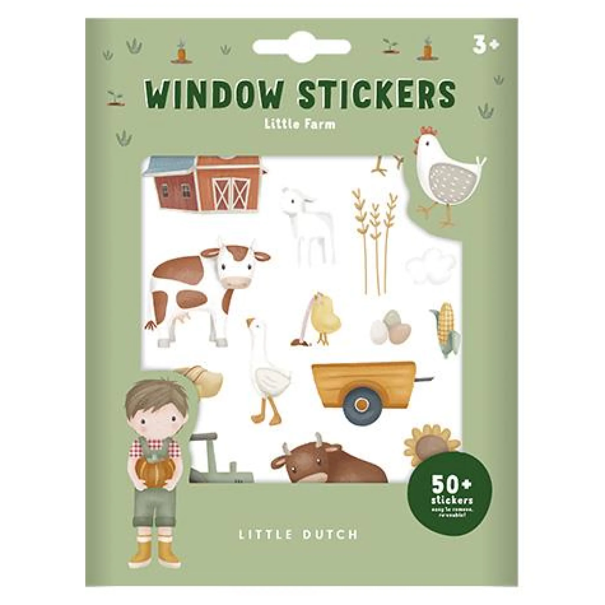 Little Dutch Window stickers Little Farm Hot