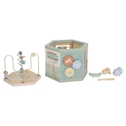 Little Dutch Wooden Activity Cube - Green New