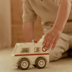 Little Dutch Wooden ambulance - White - Essentials Best
