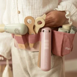 Little Dutch Wooden barber set – Pink – Essentials Clearance