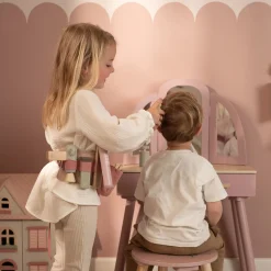 Little Dutch Wooden barber set – Pink – Essentials Clearance