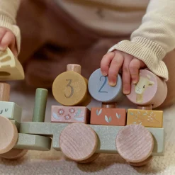 Little Dutch Wooden Block Train - Green Discount