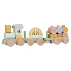 Little Dutch Wooden Block Train - Green Discount