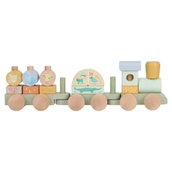 Little Dutch Wooden Block Train - Green Discount