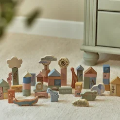 Little Dutch Wooden Building Blocks - Green Clearance