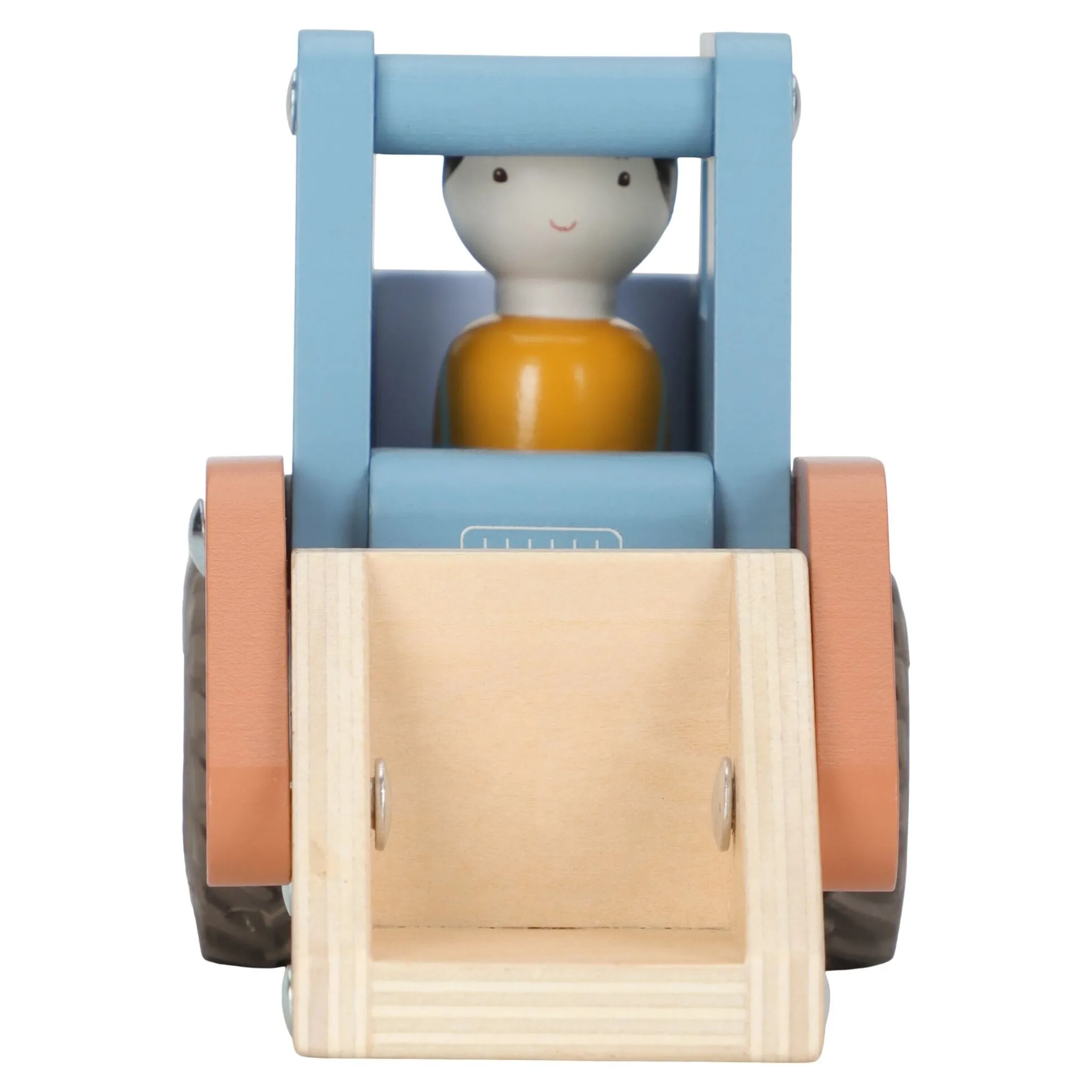 Little Dutch Wooden bulldozer – Blue – Essentials Discount