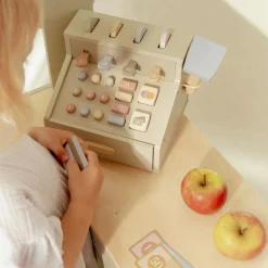 Little Dutch Wooden cash register with scanner and card reader Clearance