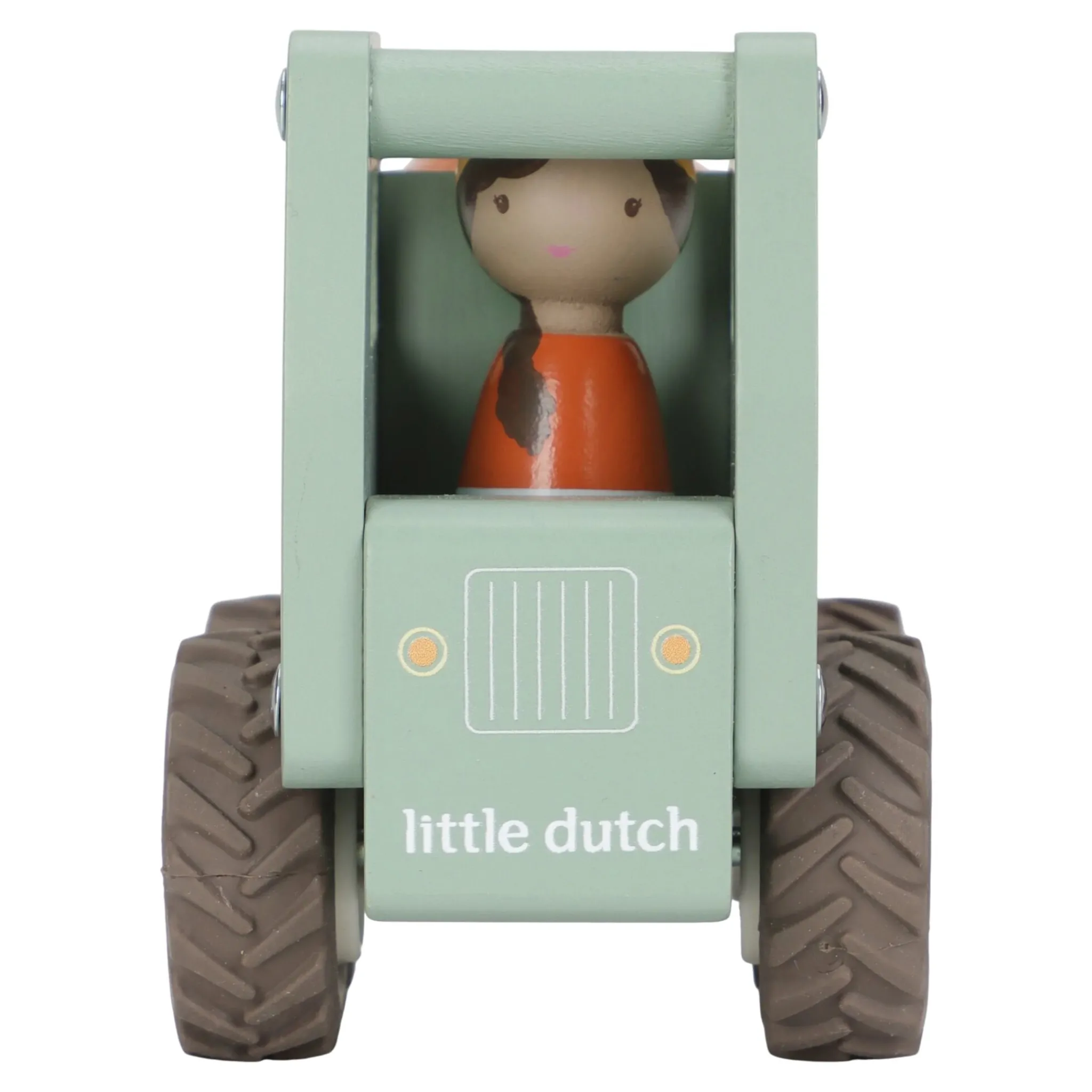 Little Dutch Wooden cement truck – Green – Essentials Online