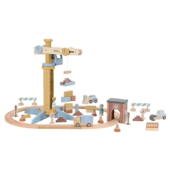 Little Dutch Wooden crane – Multicolored – Train track Sale