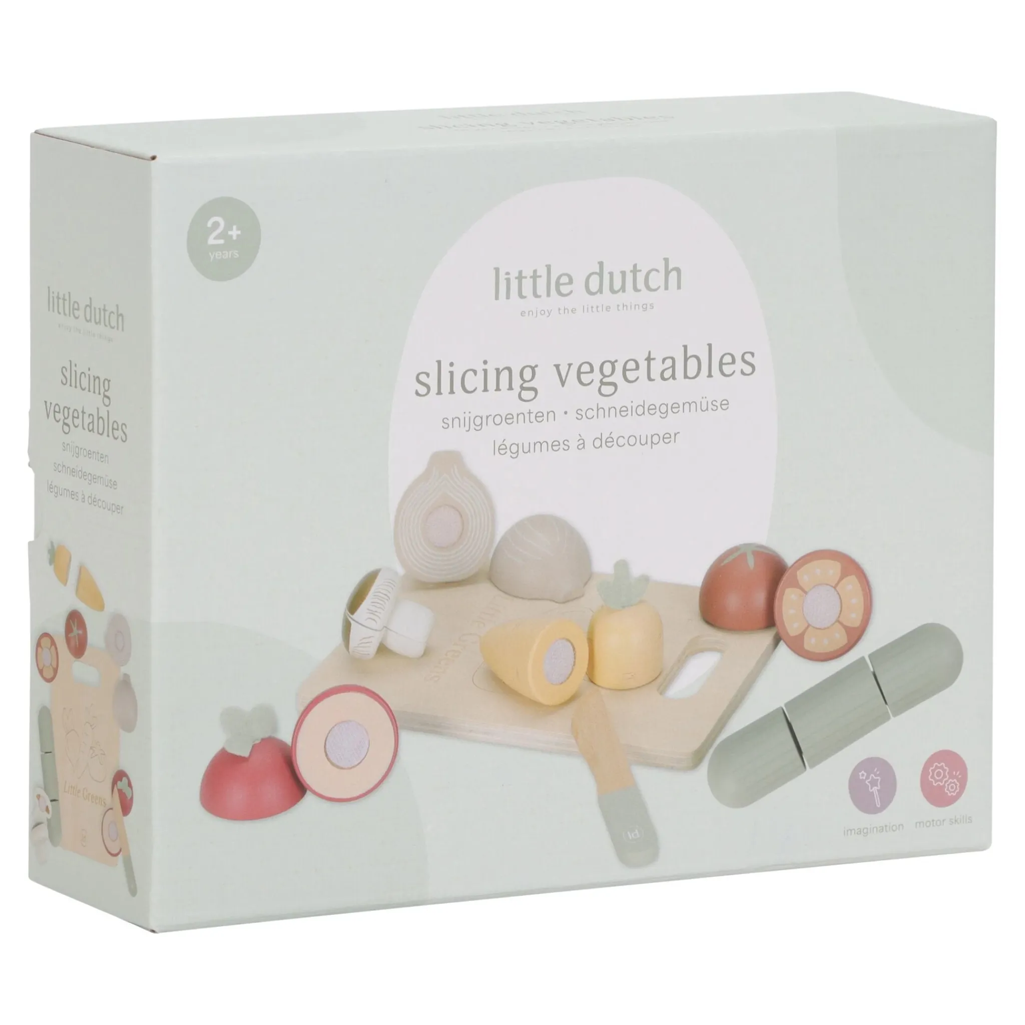 Little Dutch Wooden cut vegetables - Multicolored - Essentials Hot