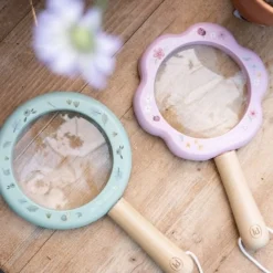 Little Dutch Wooden Magnifying Glass - Blue - Forest Friends Sale