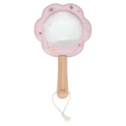 Little Dutch Wooden Magnifying Glass - Pink - Fairy Garden