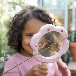 Little Dutch Wooden Magnifying Glass - Pink - Fairy Garden