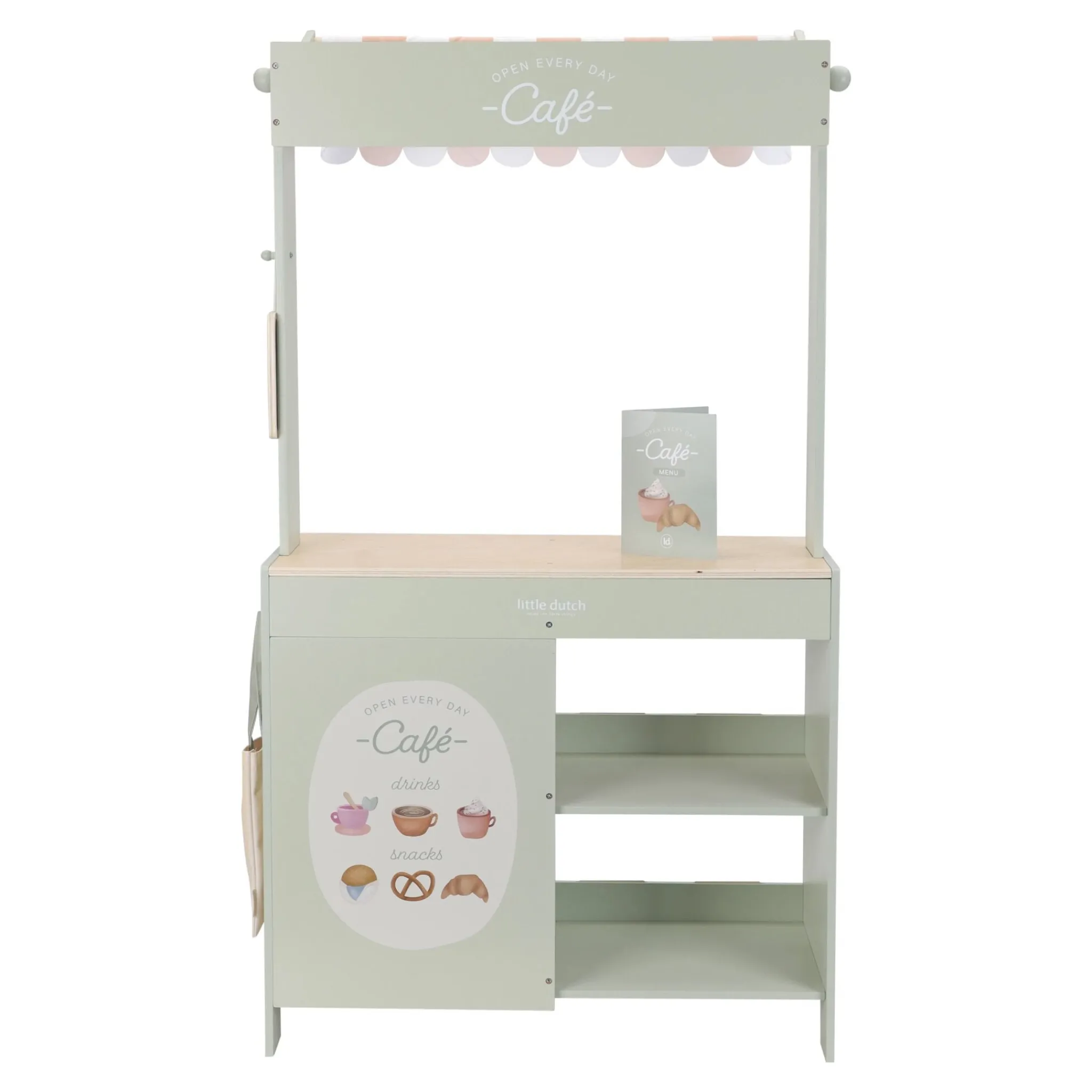 Little Dutch Wooden market stall – Green – Essentials Online