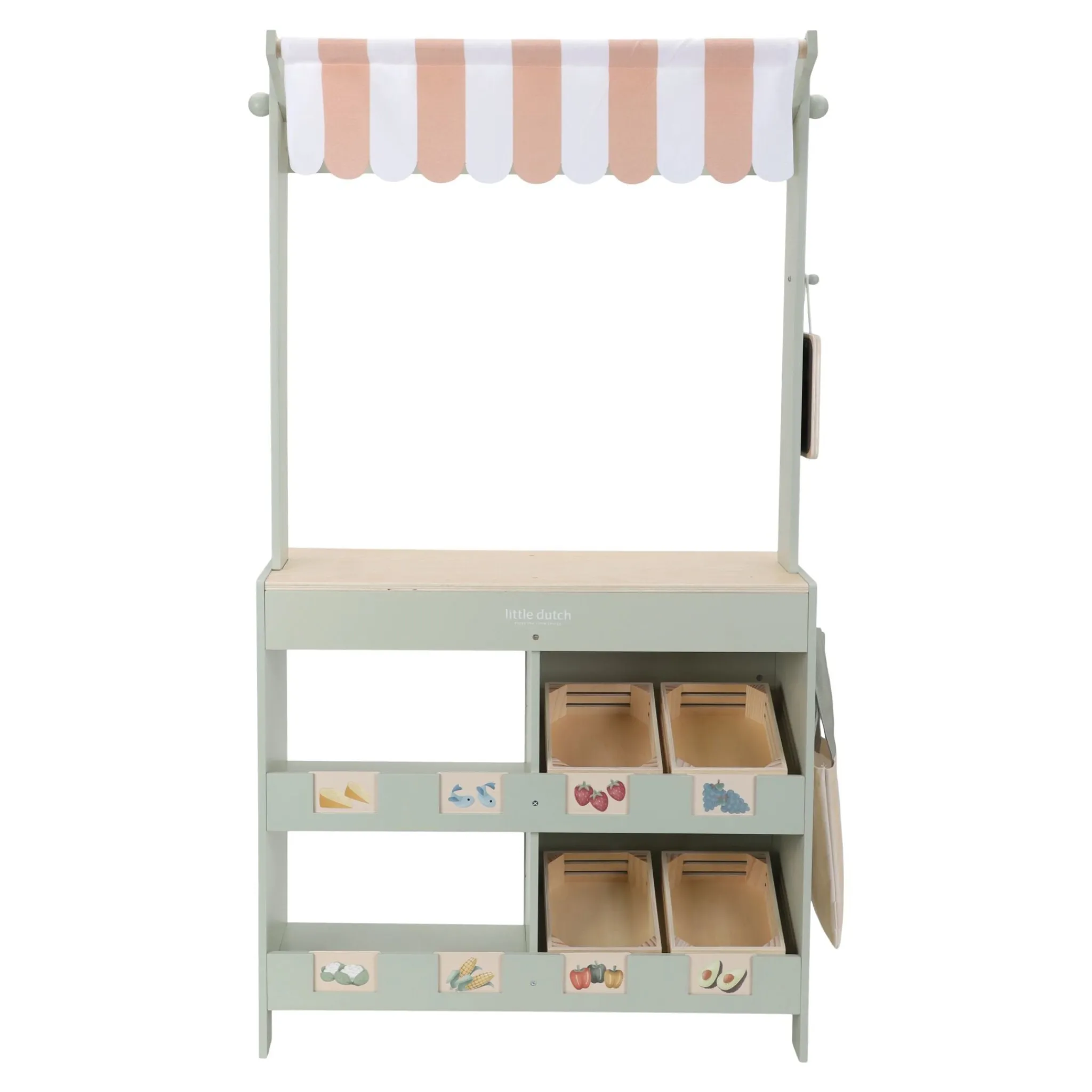 Little Dutch Wooden market stall – Green – Essentials Online