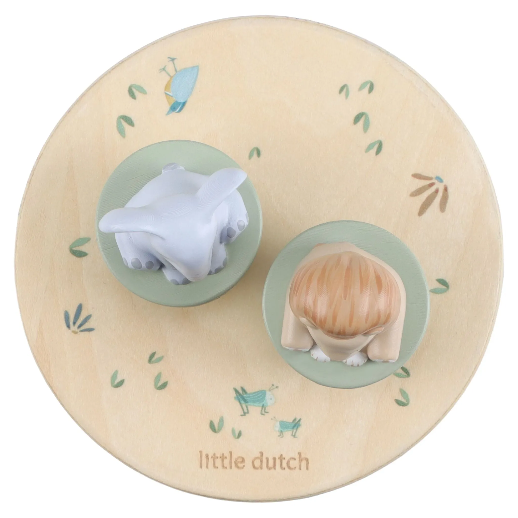 Little Dutch Wooden Music Box - Green New
