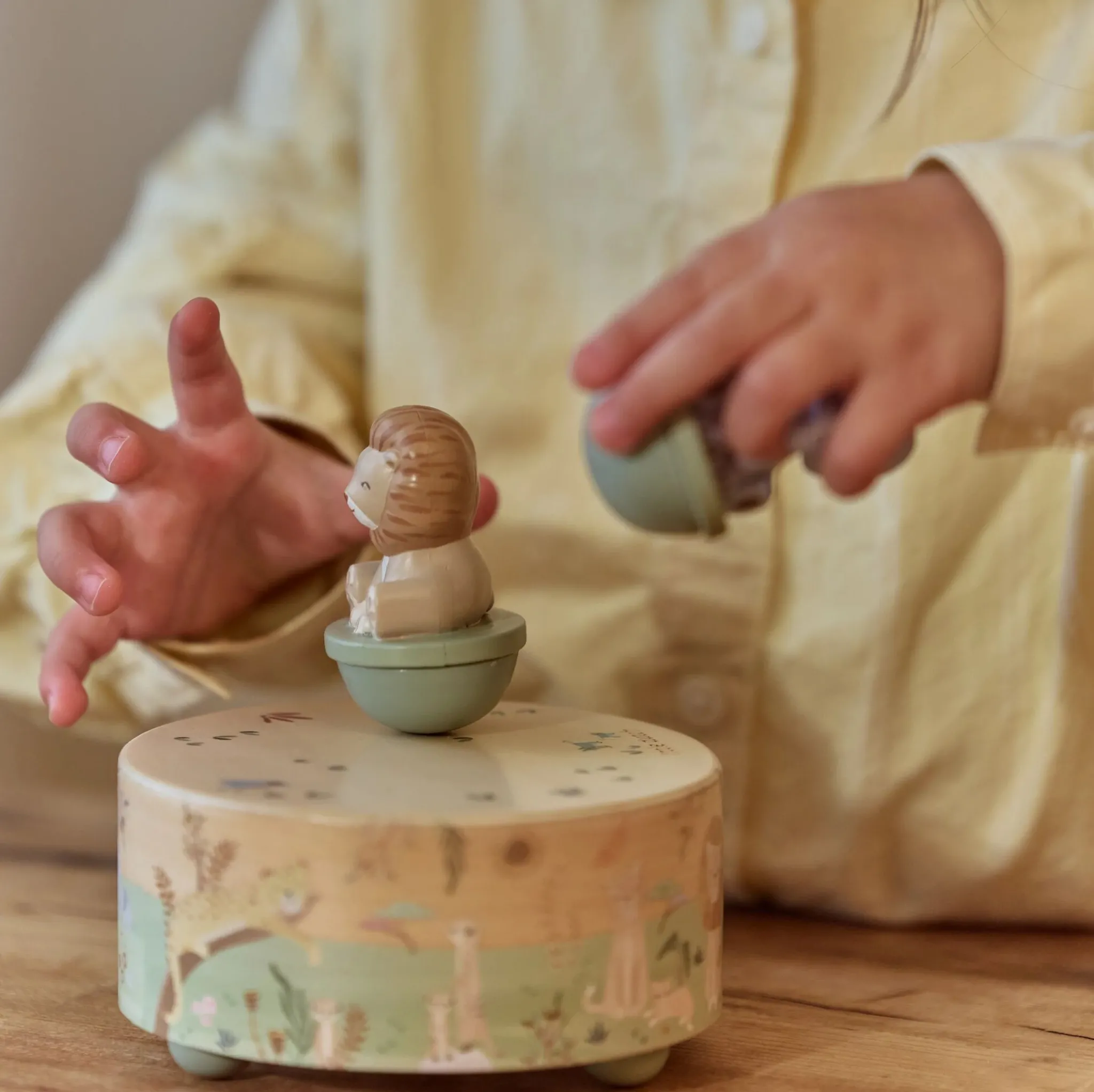 Little Dutch Wooden Music Box - Green New