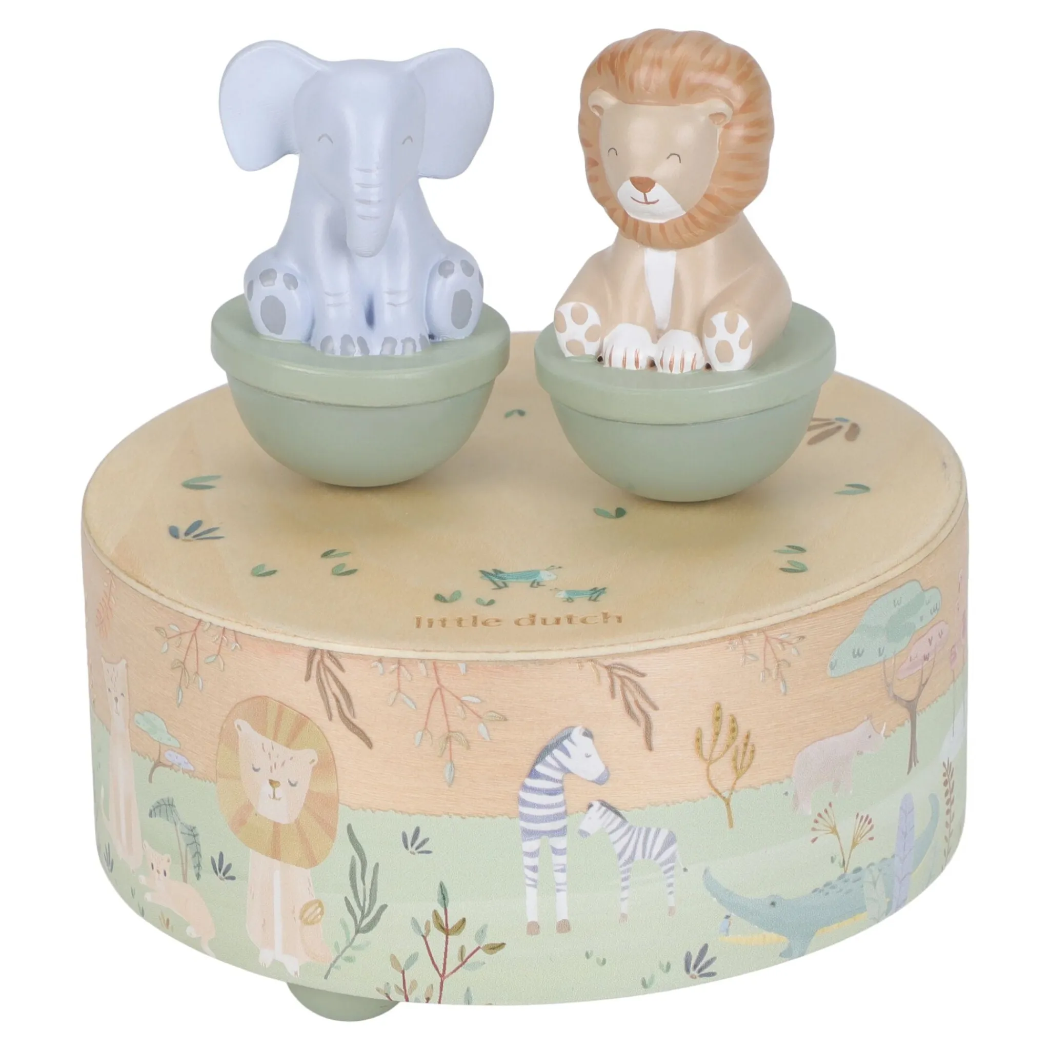 Little Dutch Wooden Music Box - Green New