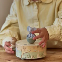 Little Dutch Wooden Music Box - Green New