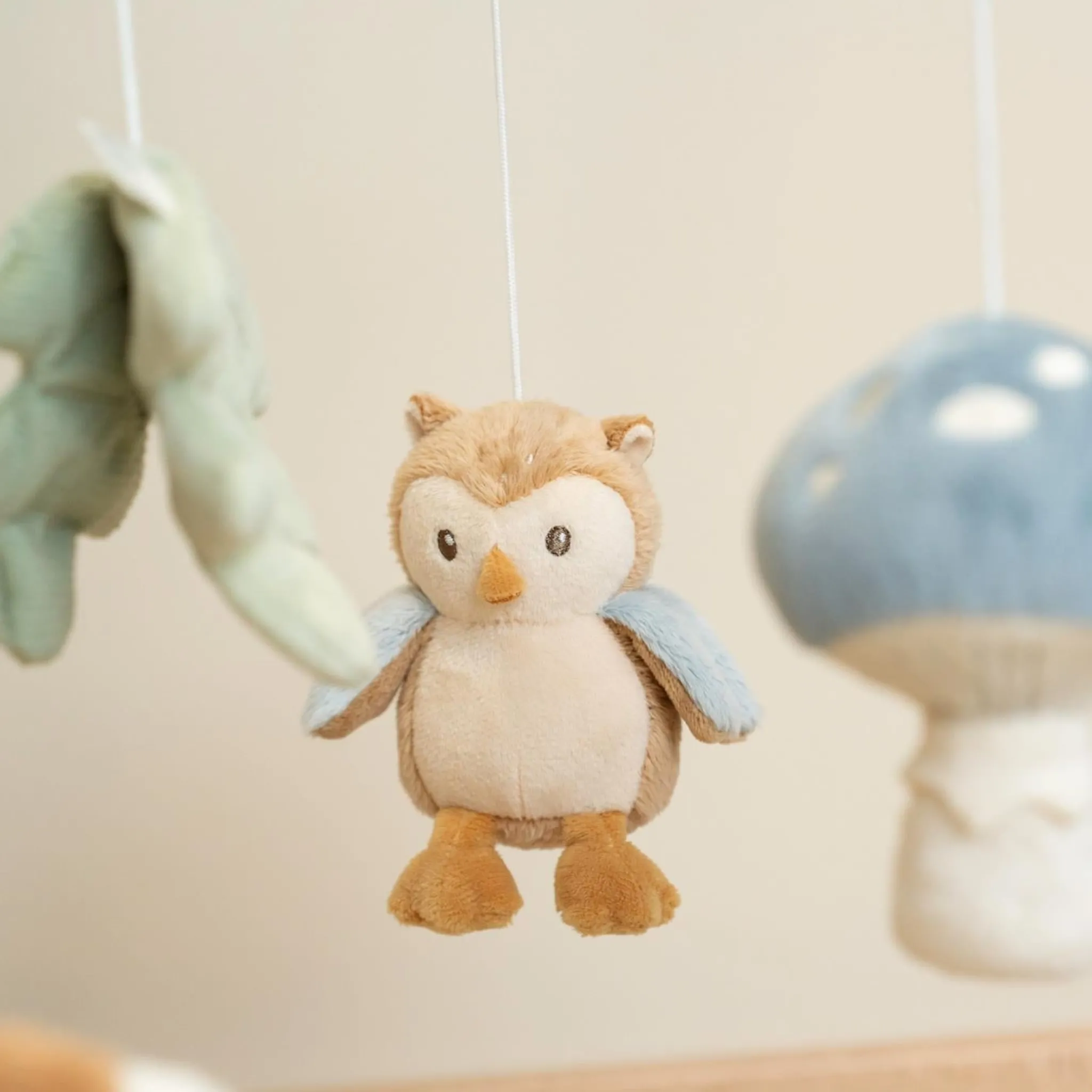 Little Dutch Wooden Music Mobile - Blue - Forest Friends Online