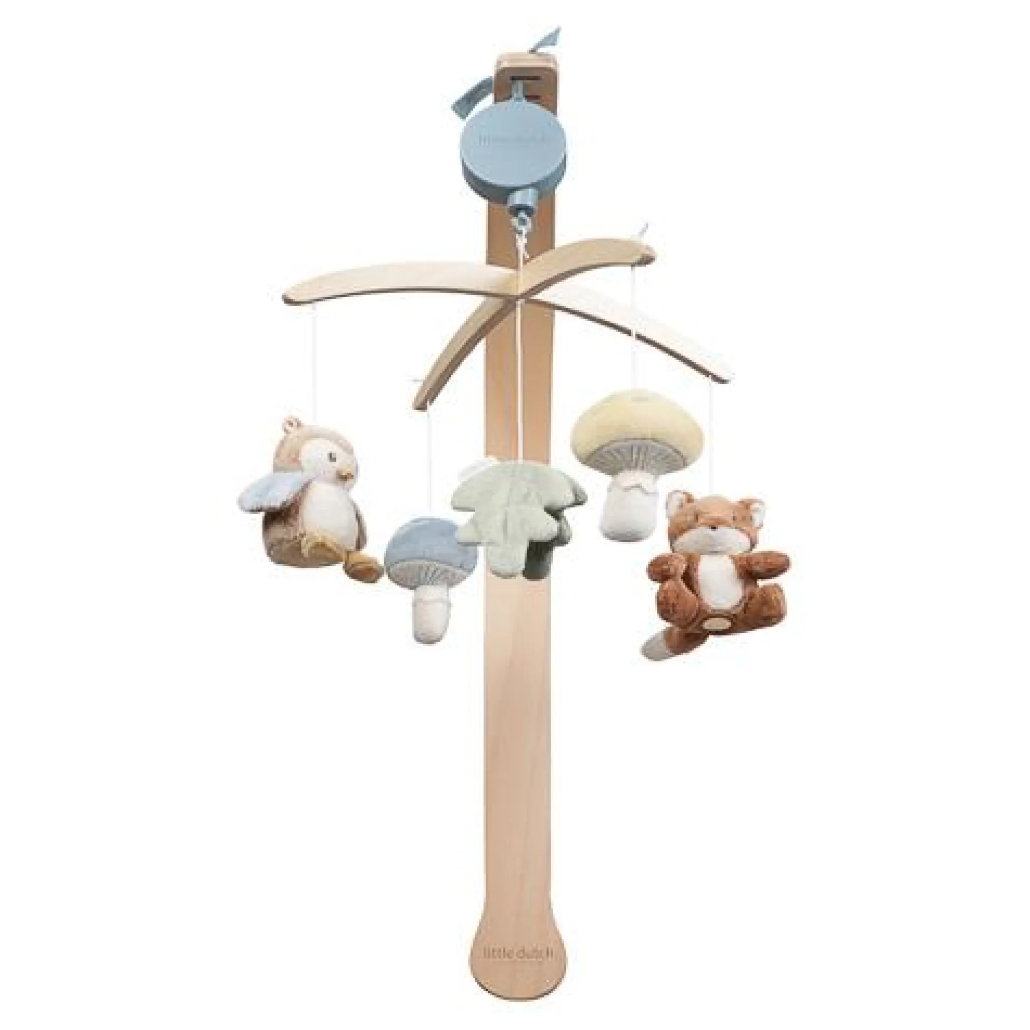Little Dutch Wooden Music Mobile - Blue - Forest Friends Online