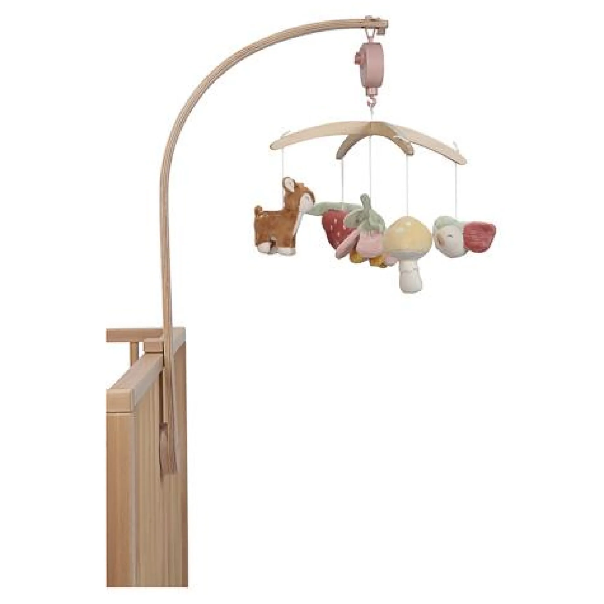 Little Dutch Wooden Music Mobile - Pink - Fairy Garden Discount