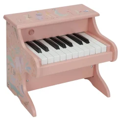 Little Dutch Wooden piano - Pink - Safari Friends Hot