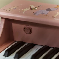 Little Dutch Wooden piano - Pink - Safari Friends Hot